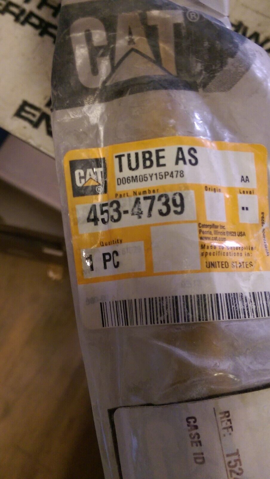 CATERPILLAR 453-4739: TUBE ASSEMBLY