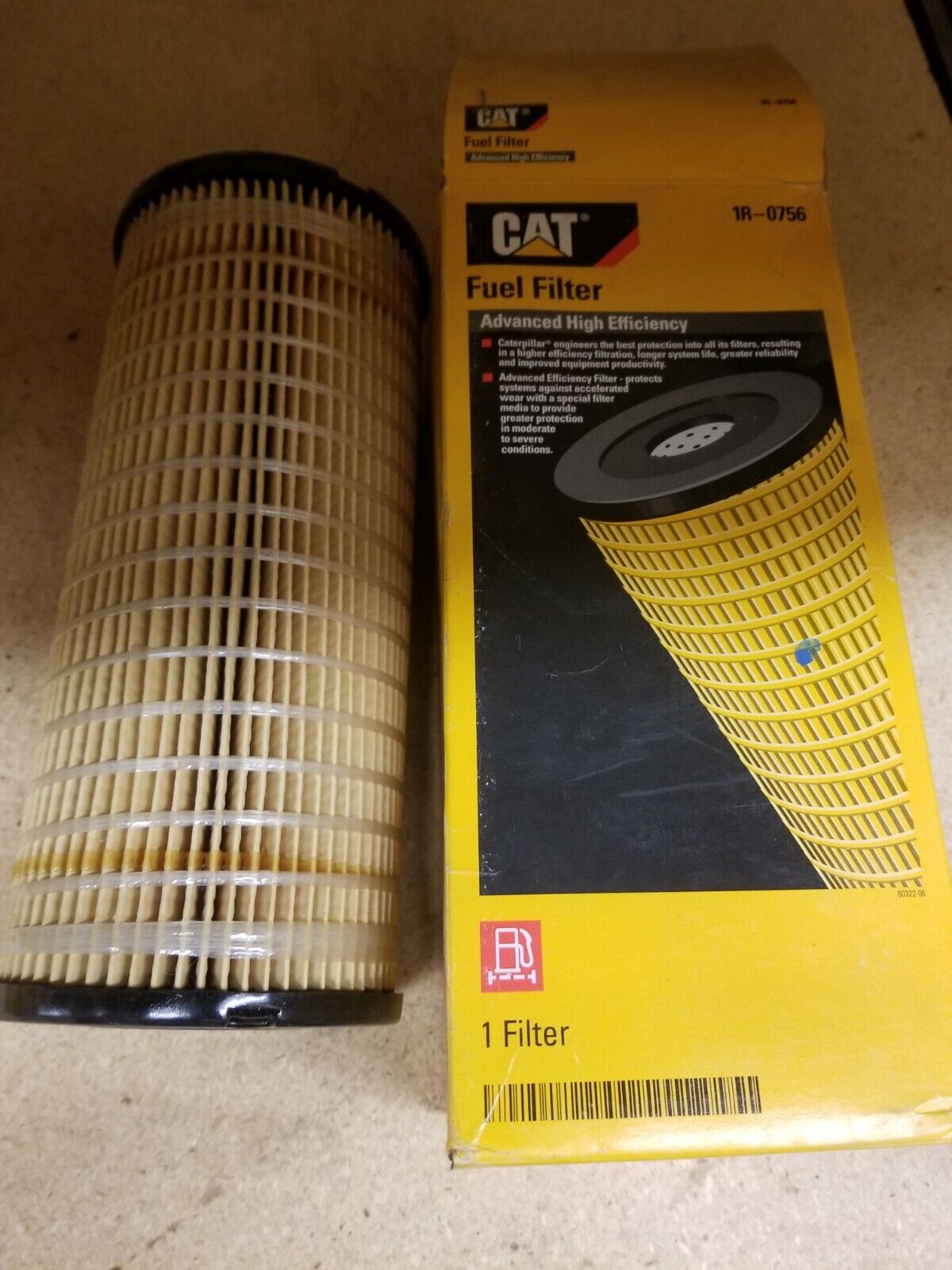 Caterpillar 1R-0756 CAT Fuel Filter 1R0756