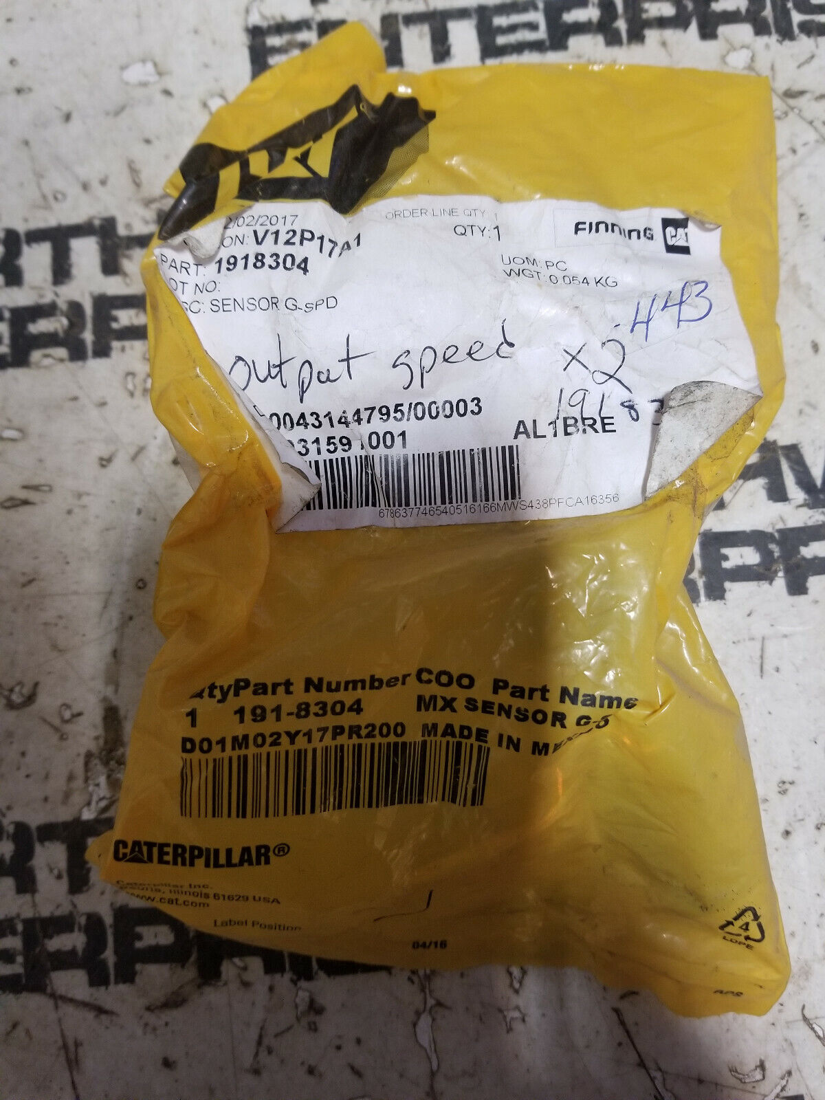 191-8304 CATERPILLAR SENSOR