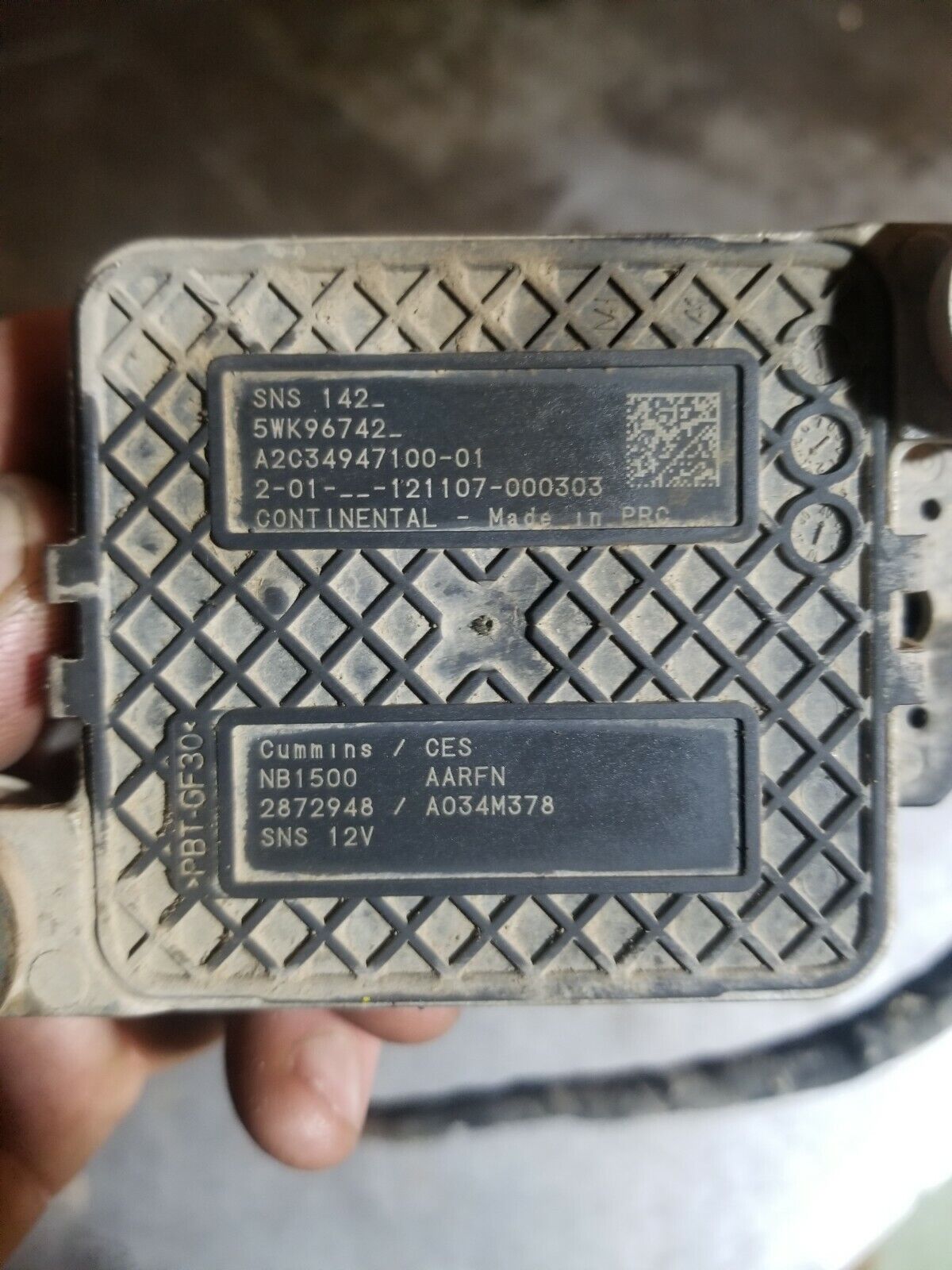 2872948 Nitrogen Oxide Nox Sensor High Temperature for Cummins 5289662 4326873