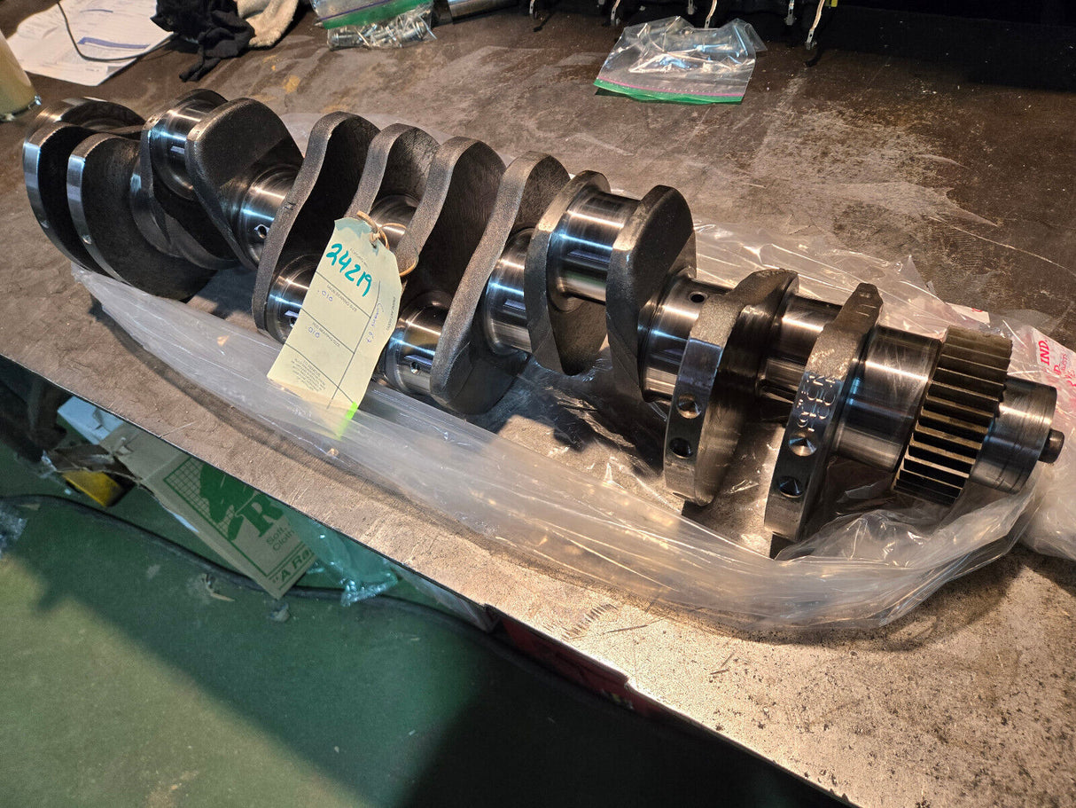 REMAN CUMMINS 6.7L CRANKSHAFT 4935689 POLISHED .010 SONOFLUXED COMPLETE W GEAR