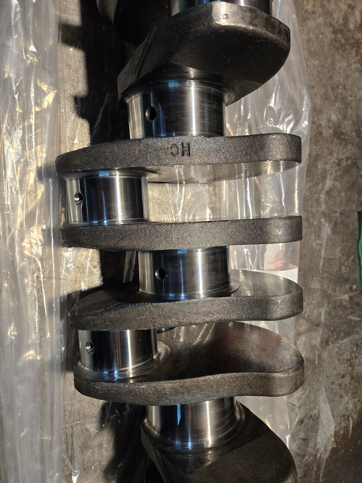 REMAN CUMMINS 6.7L CRANKSHAFT 4935689 POLISHED .010 SONOFLUXED COMPLETE W GEAR