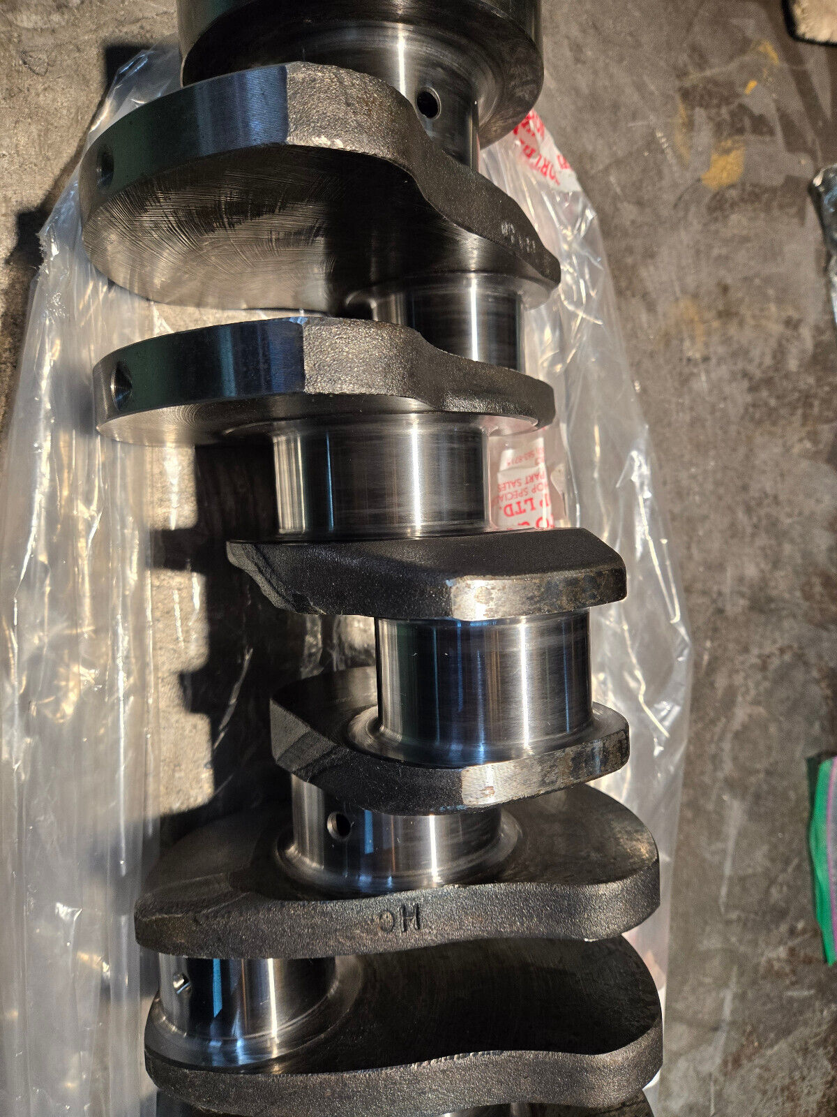 REMAN CUMMINS 6.7L CRANKSHAFT 4935689 POLISHED .010 SONOFLUXED COMPLETE W GEAR