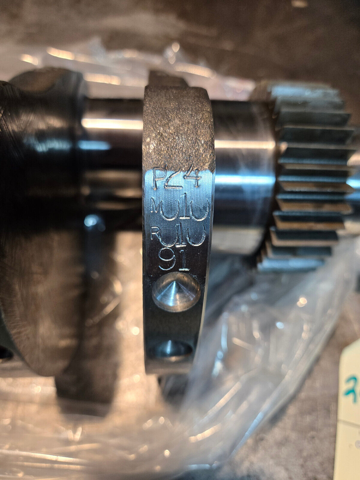 REMAN CUMMINS 6.7L CRANKSHAFT 4935689 POLISHED .010 SONOFLUXED COMPLETE W GEAR