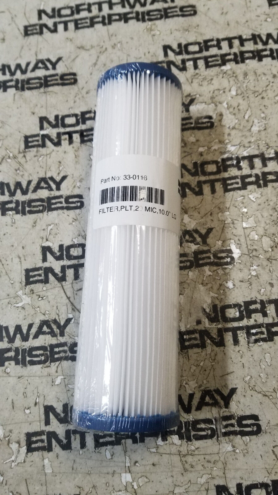 PARKER 20 Micron Parker Village Marine Tec Pleated Water Filter, 33-0118