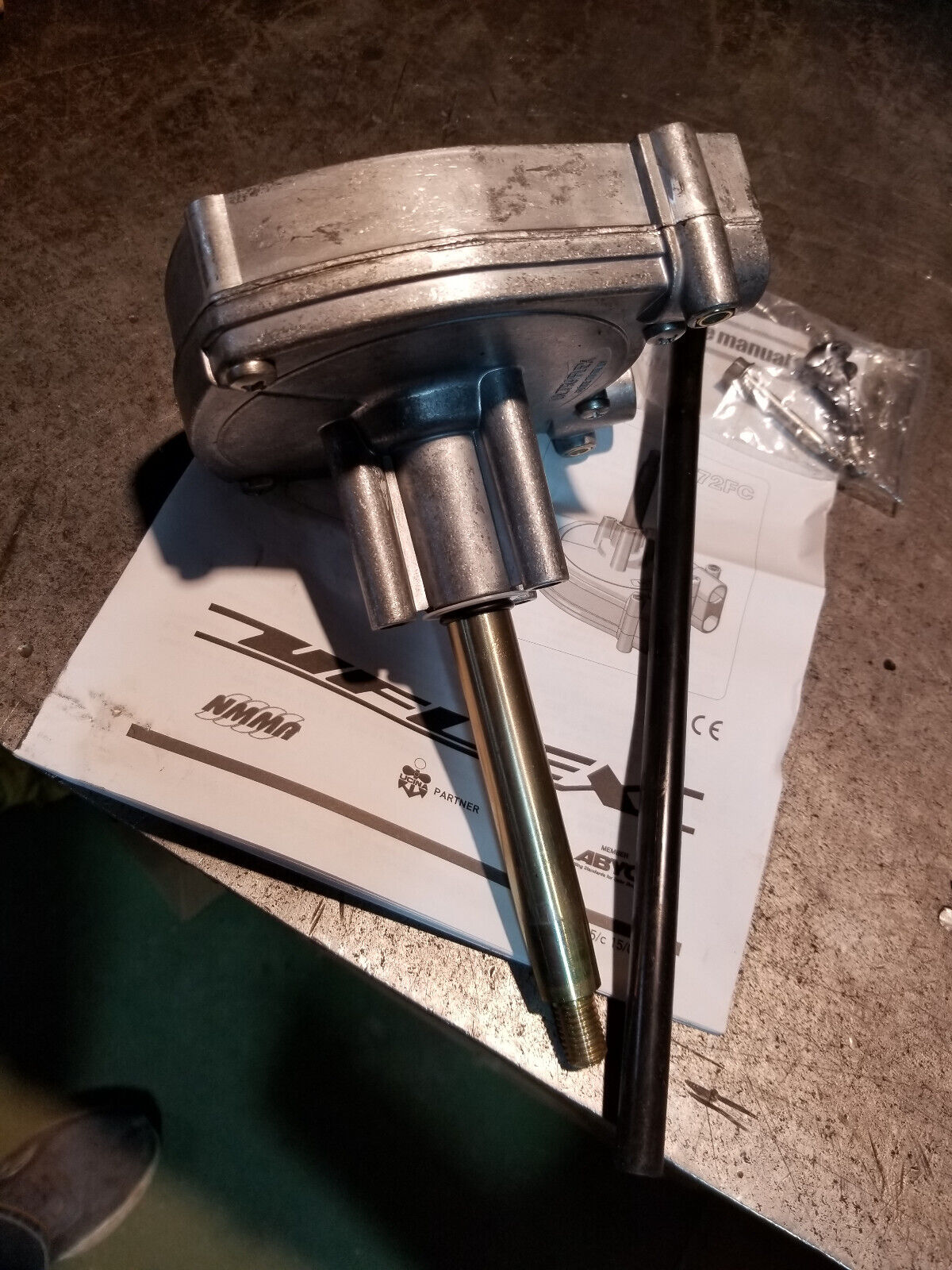 T71FC Uflex Single Cable Rotary Steering Helm