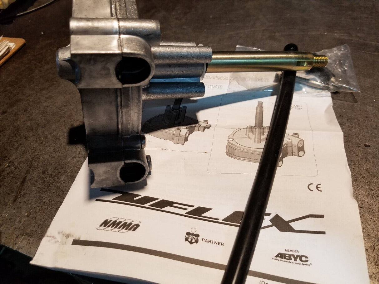 T71FC Uflex Single Cable Rotary Steering Helm