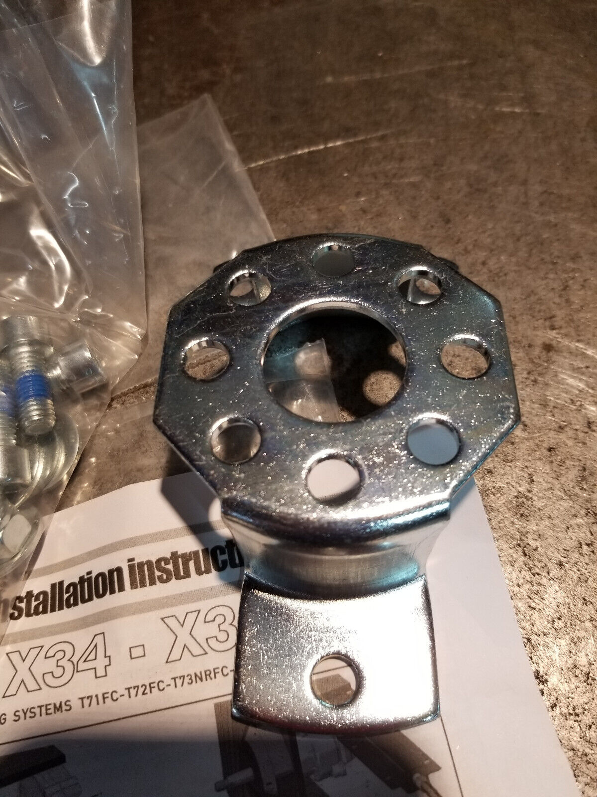 T71FC Uflex Single Cable Rotary Steering Helm