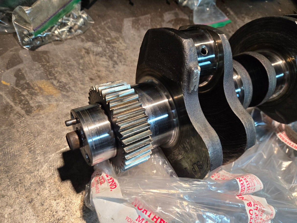 REMAN CUMMINS 6.7L CRANKSHAFT 4935613 POLISHED SONOFLUXED COMPLETE W GEAR