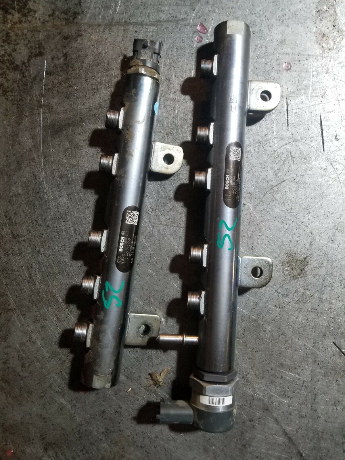 2014-2019 3.0L EcoDiesel FUEL RAILS 0445216050 0445216044 0281006209