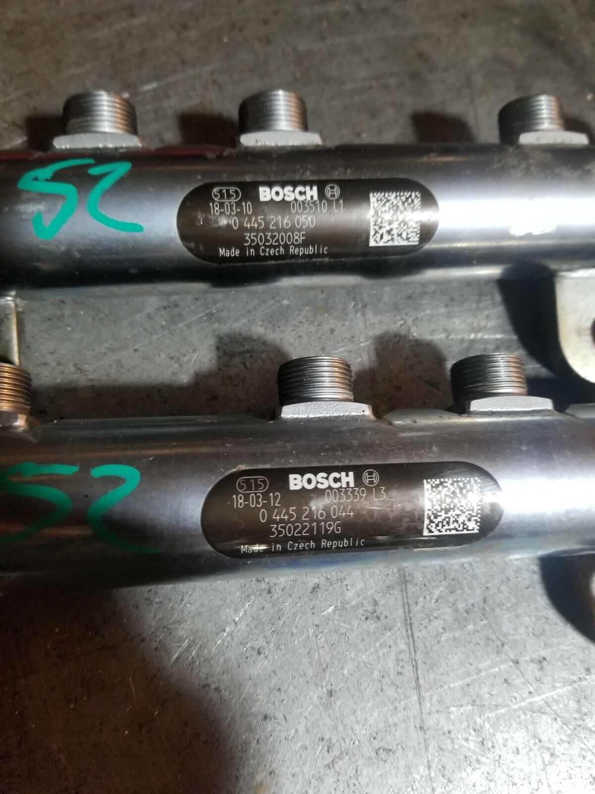 2014-2019 3.0L EcoDiesel FUEL RAILS 0445216050 0445216044 0281006209