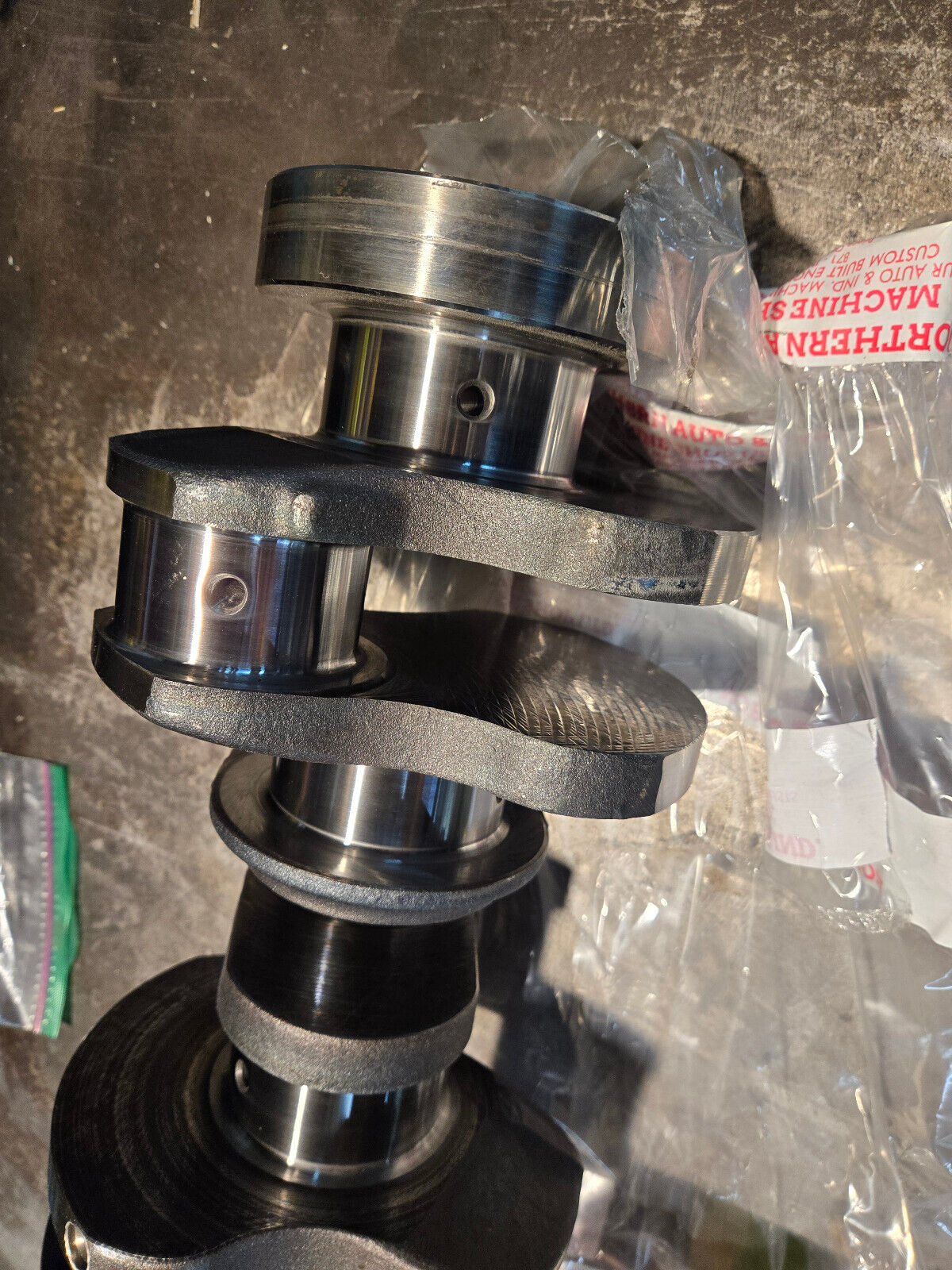 REMAN CUMMINS 6.7L CRANKSHAFT 4935613 POLISHED SONOFLUXED COMPLETE W GEAR