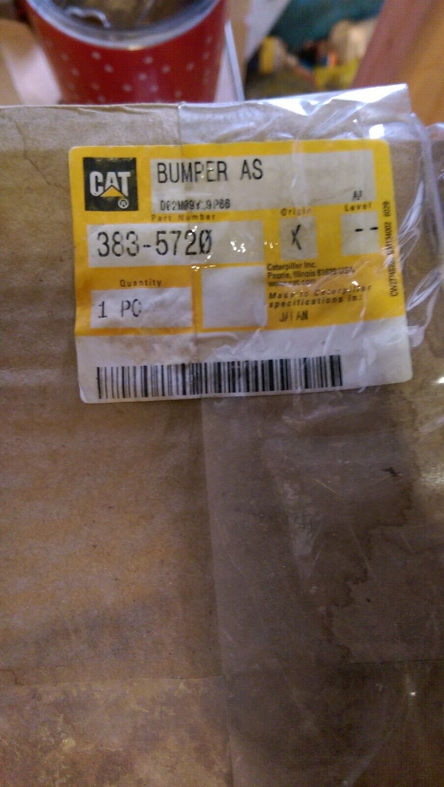 CATERPILLAR 383-5720 BUMPER
