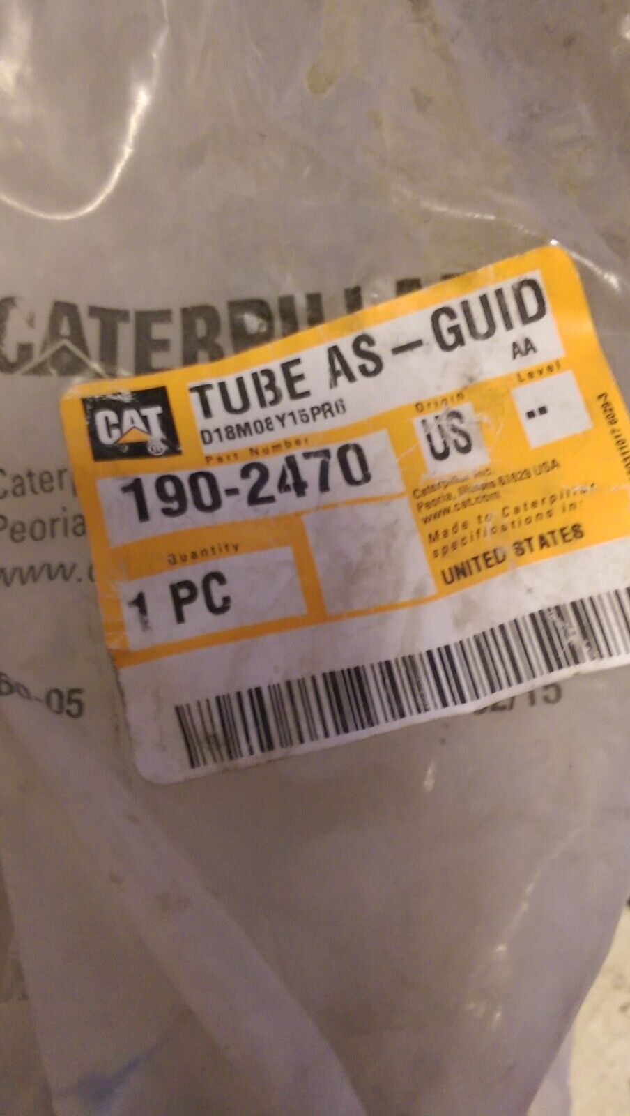 CATERPILLAR 190-2470: GUIDE TUBE ASSEMBLY