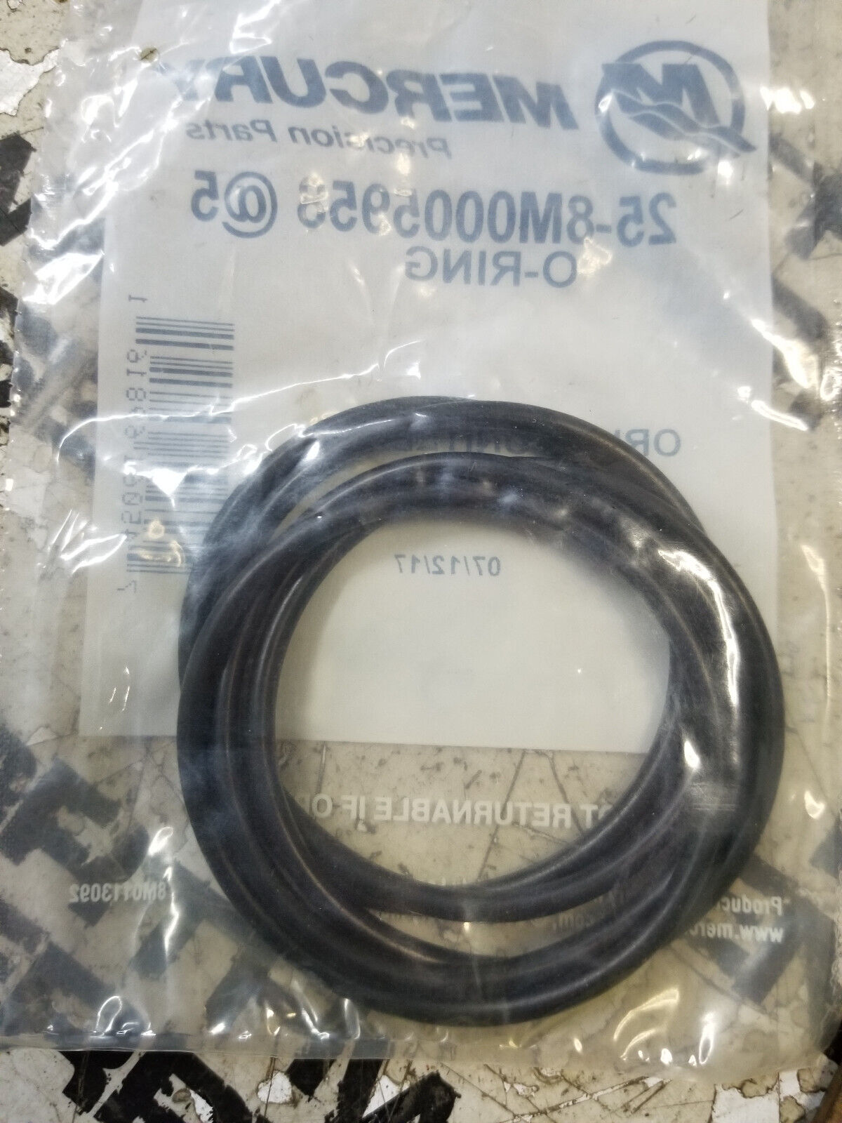 BAG OF 5 MERCURY ORINGS 25-8M0005958