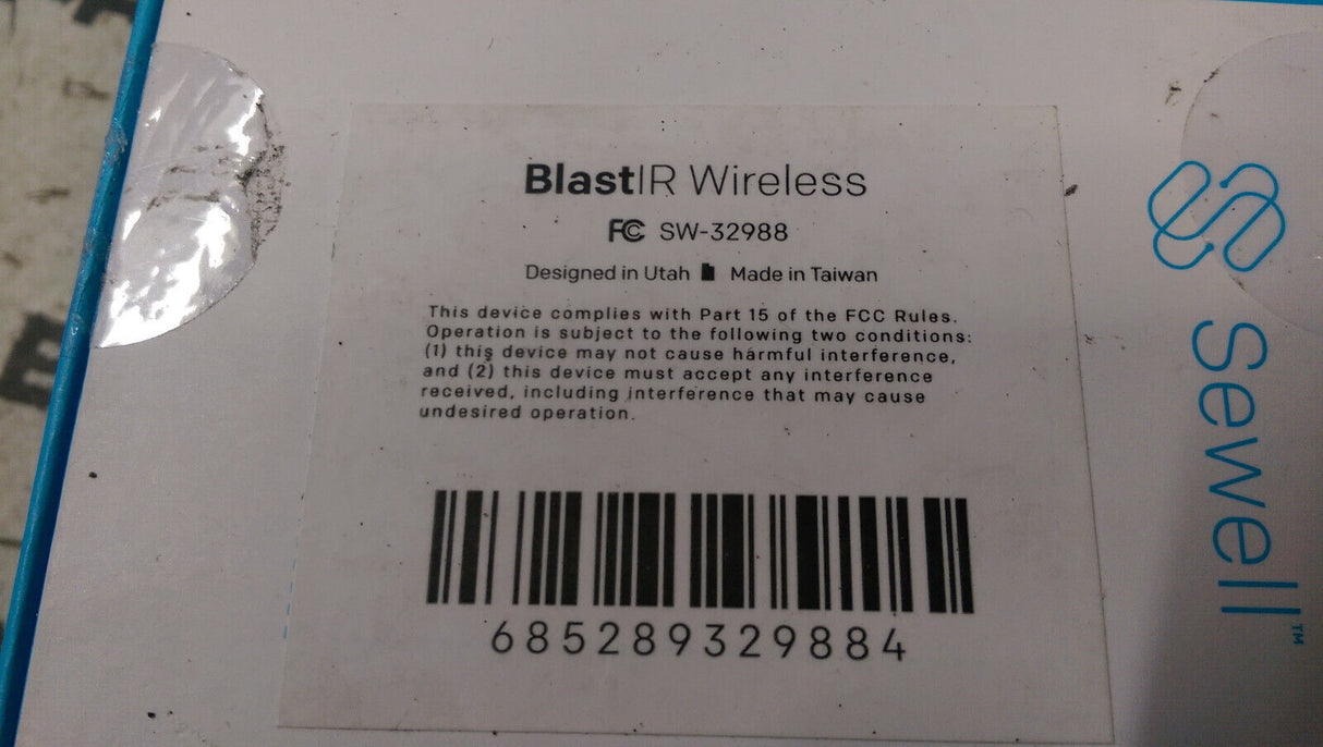 Sewell Blast IR Wireless SW-32988 Remote Extender Kit
