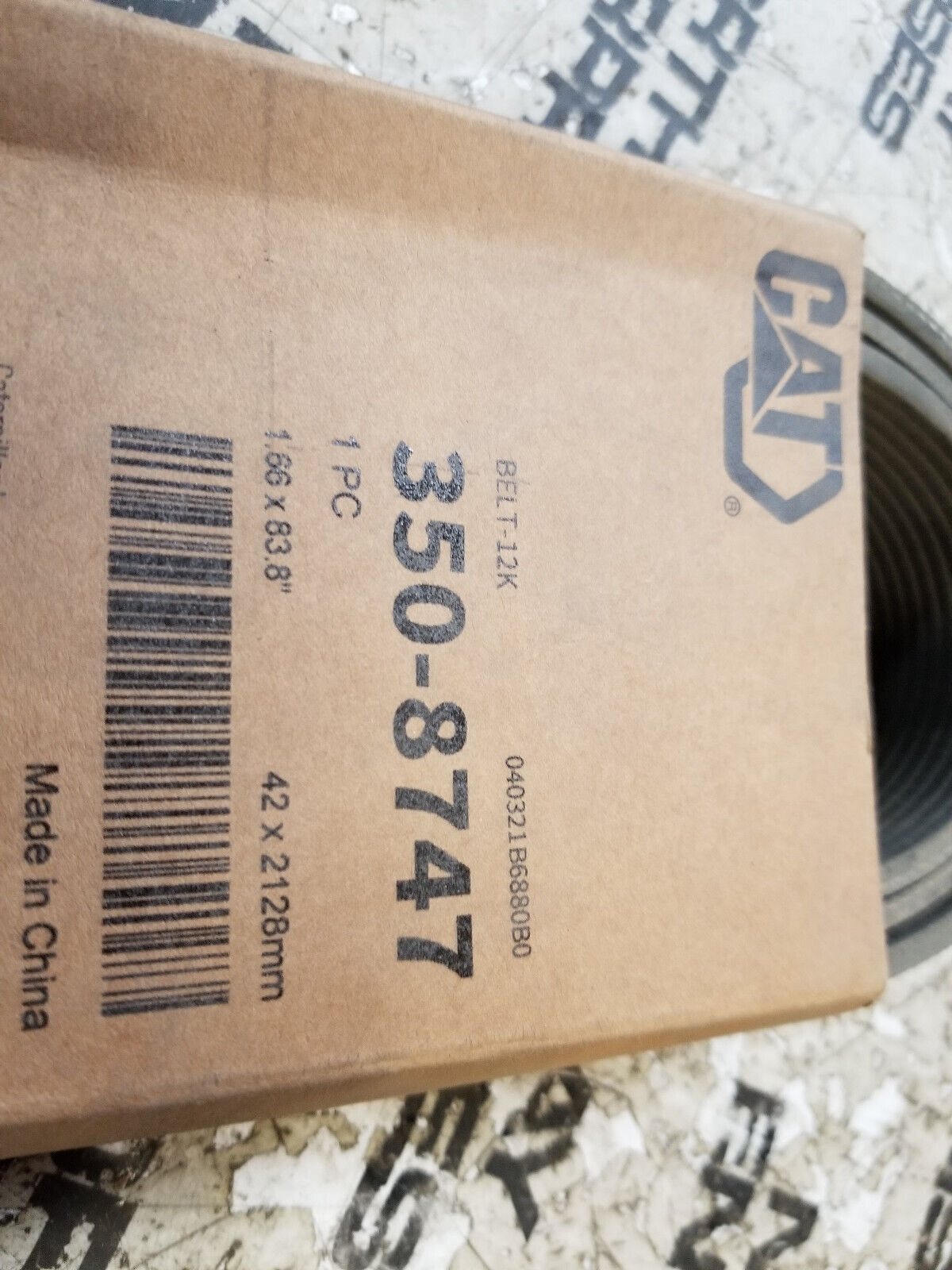 350-8747 2128mm Long Ribbed Belt 3508747