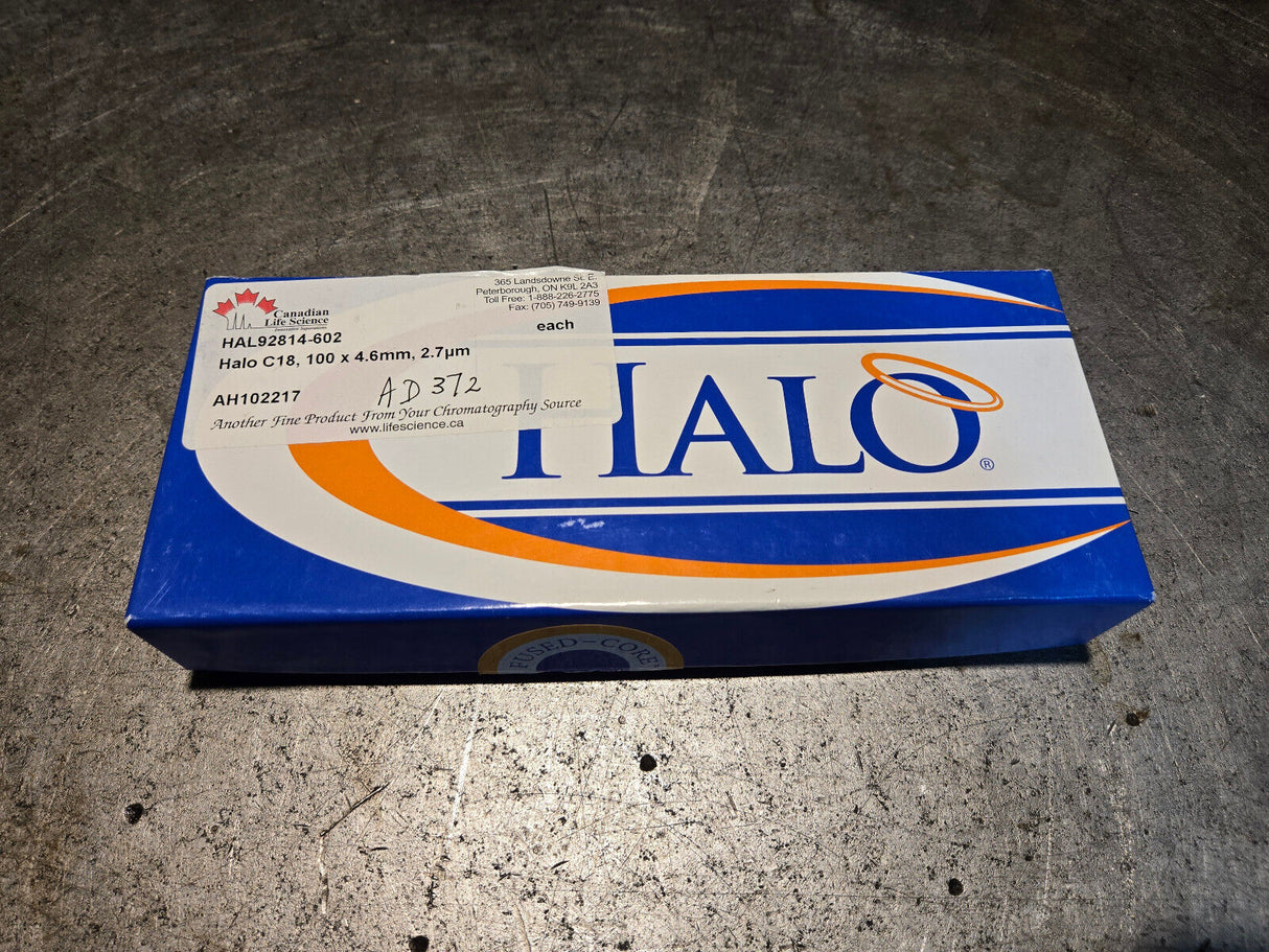 HALO C18 4.6 X 100 MM, 2.7um COLUMN PART NO: 92814-602