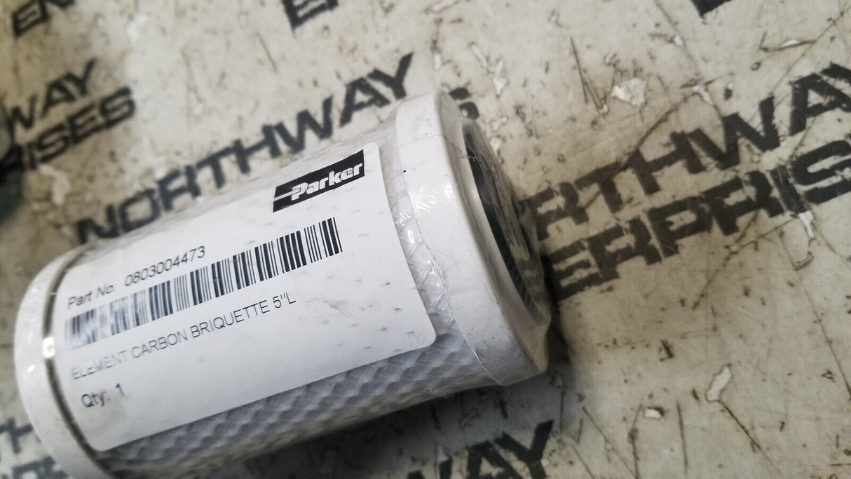 0803004473 PARKER 5" CARBON BRIQUETTE FILTER ELEMENT