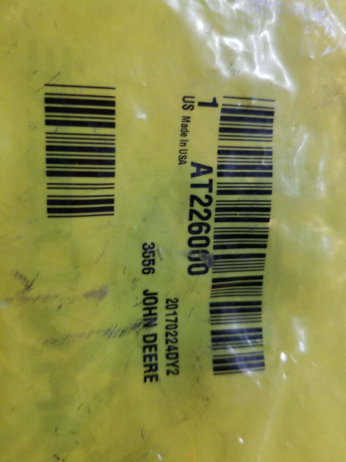 AT226000 Rear Side Window Latch JOHN DEERE