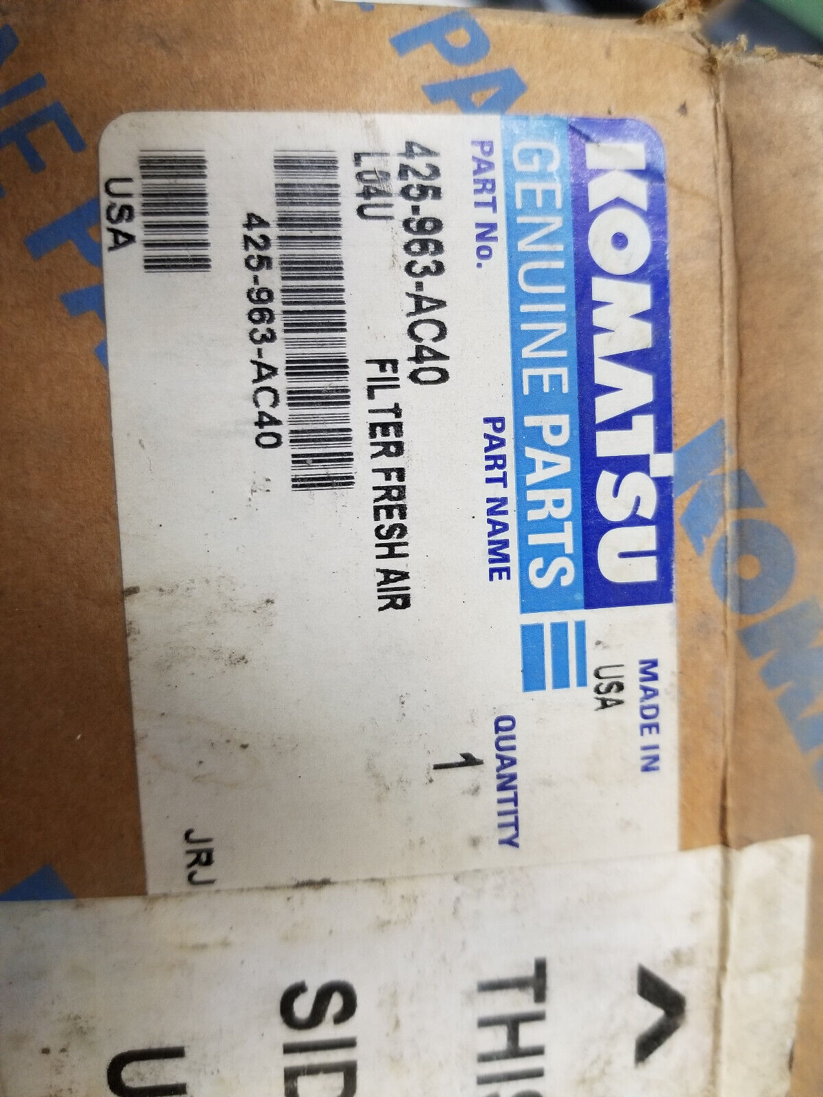 KOMATSU FILTER 425-963-AZ40