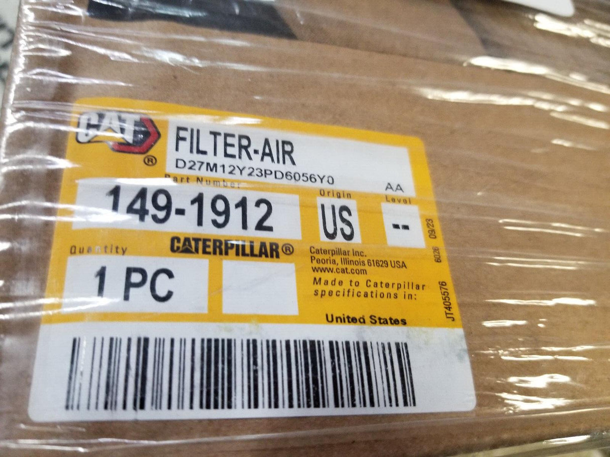 149-1912 CATERPILLAR CABIN AIR FILTER 1491912