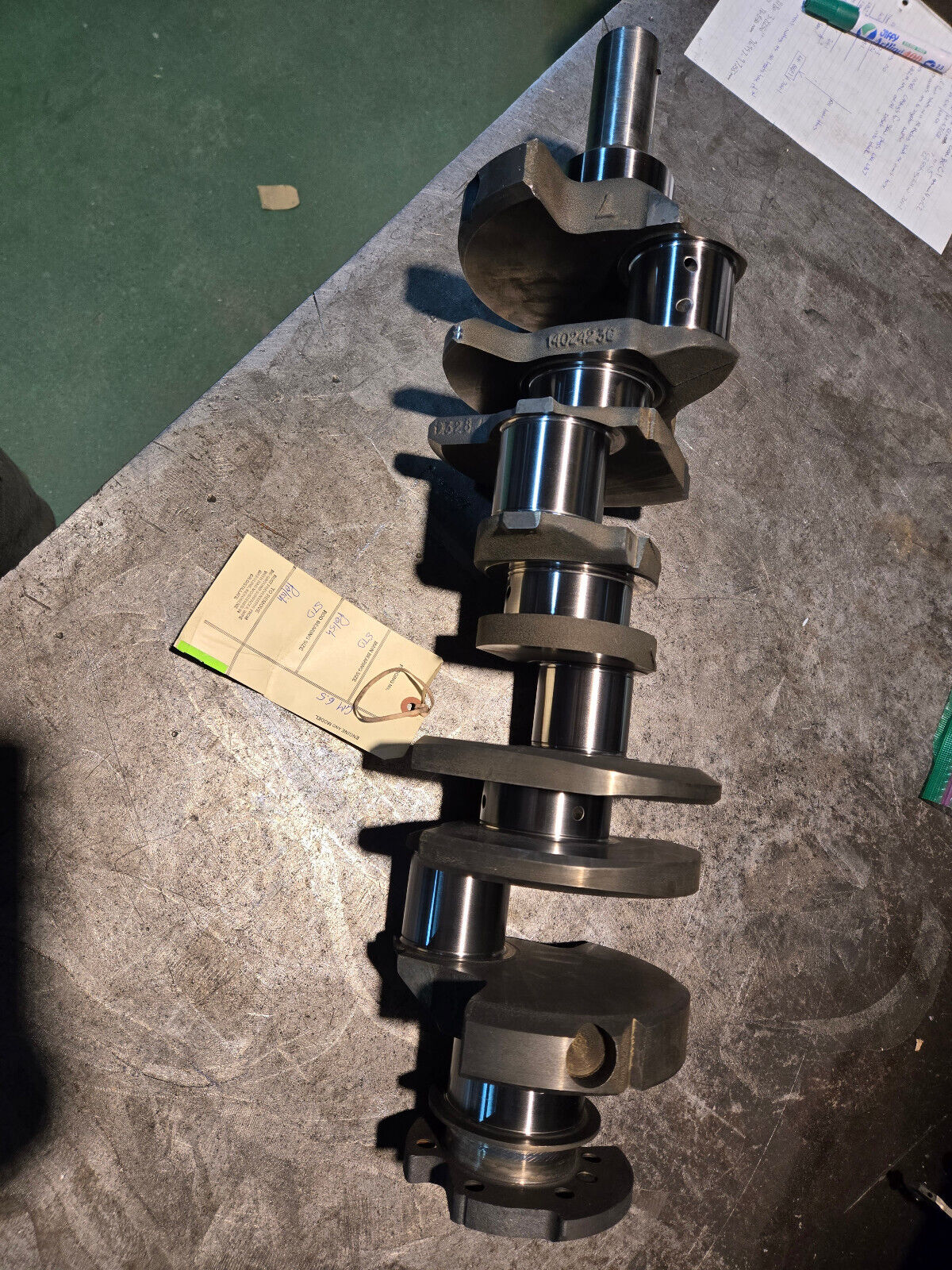 REMAN 6.5L CHEV DIESEL CRANKSHAFT 14024236 POLISHED SONOFLUXED