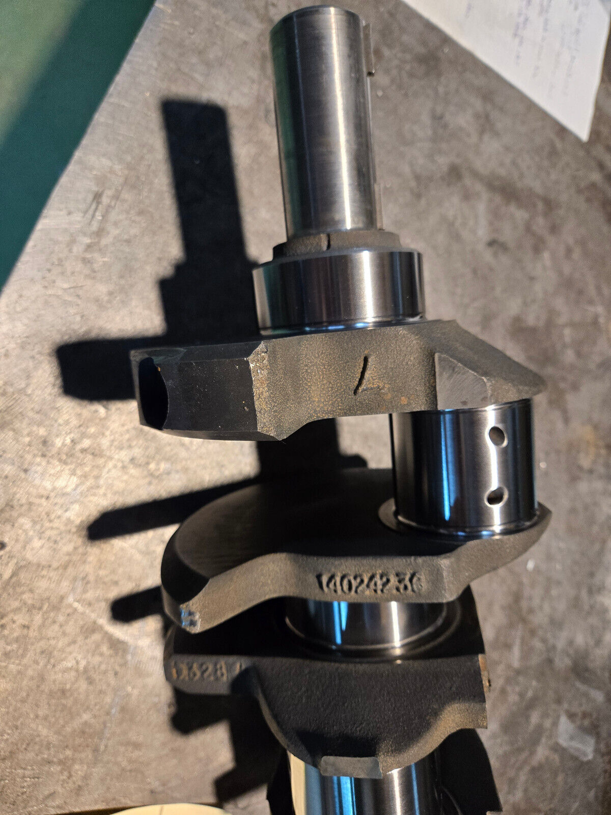 REMAN 6.5L CHEV DIESEL CRANKSHAFT 14024236 POLISHED SONOFLUXED