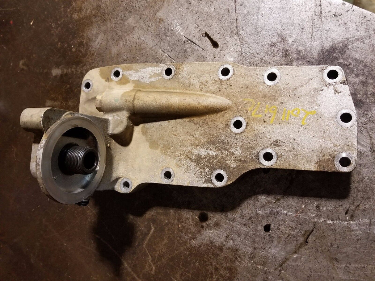 2011 CUMMINS 6.7L 6.7 OIL FILTER HOUSING OIL COOLER ADAPTER 5285028