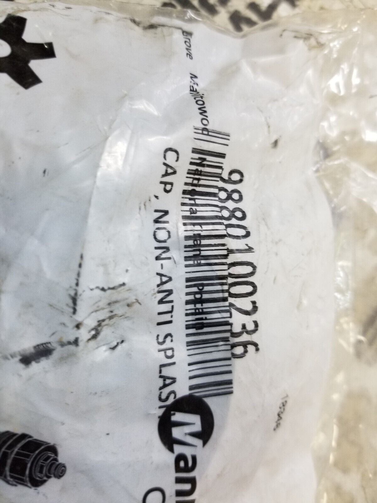 9880100236 Grove Cap, Non-Anti Splash