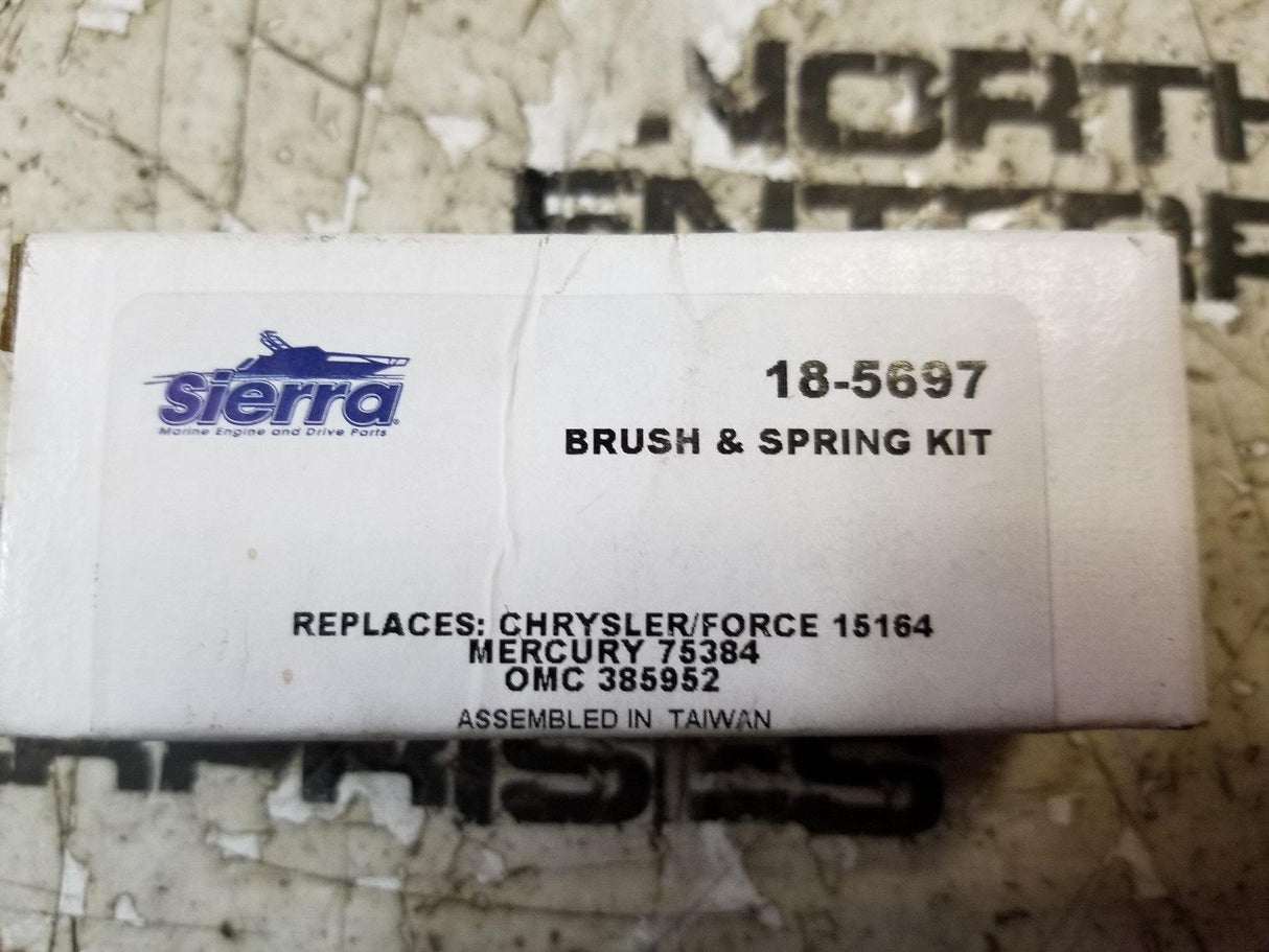 Sierra 18-5697 Marine Brush & Spring Kit OMC 385952 76382 15164