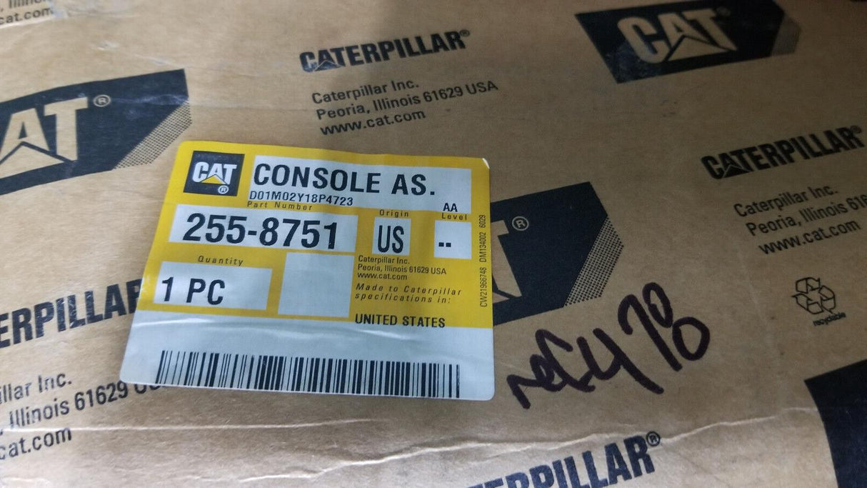 Caterpillar 255-8751 Console Assembley, CAT Parts For Trucks 785B 789B 793B 793C