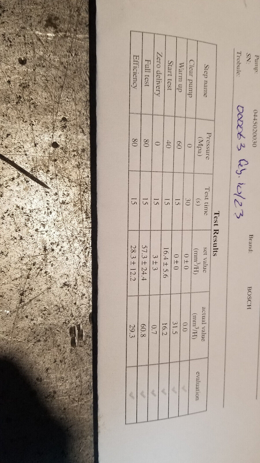 TESTED 0445020030 LLY Bosch CP3 Pump GM Duramax 8973037620