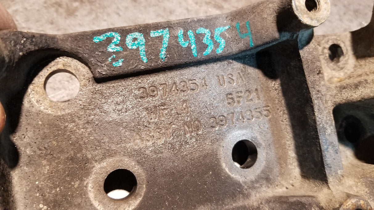 03-07 Dodge Ram Cummins 5.9L Engine Bracket 3974354 Ac compressor bracket