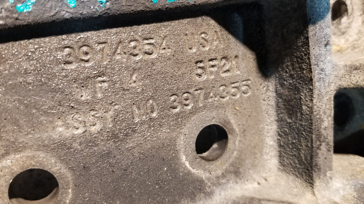 03-07 Dodge Ram Cummins 5.9L Engine Bracket 3974354 Ac compressor bracket