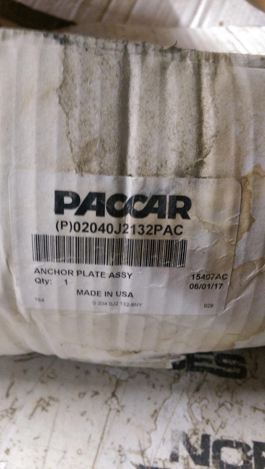 02040J2132PAC PACCAR ANCHOR PLATE 02040J2132