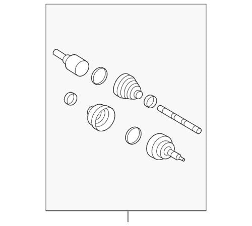 NEW Genuine Ford Axle Assembly GL3Z-3A428-A