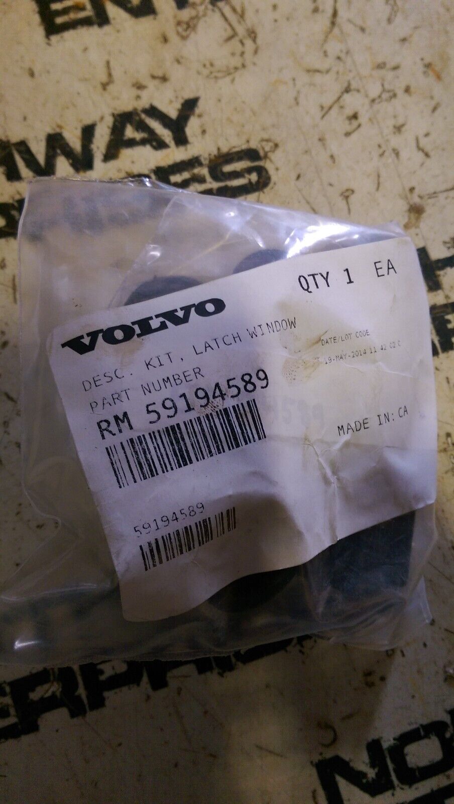 VOLVO 59194589 LATCH KIT