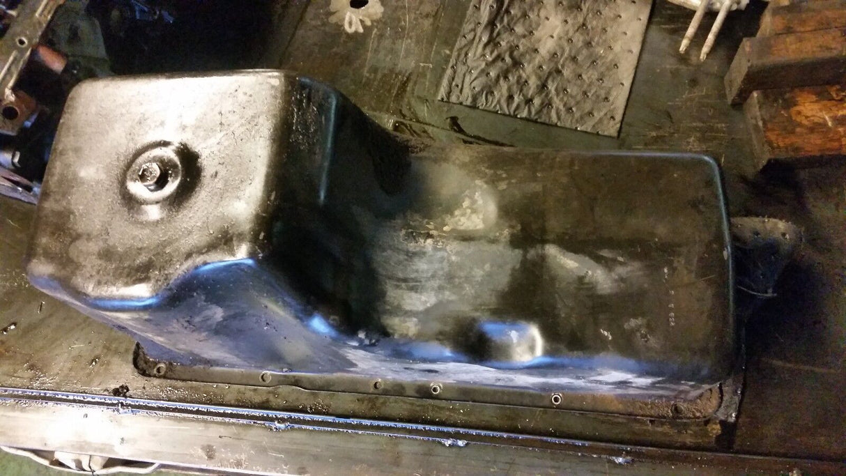 1999 99 7.3 7.3L POWERSTROKE ENGINE OIL PAN USED