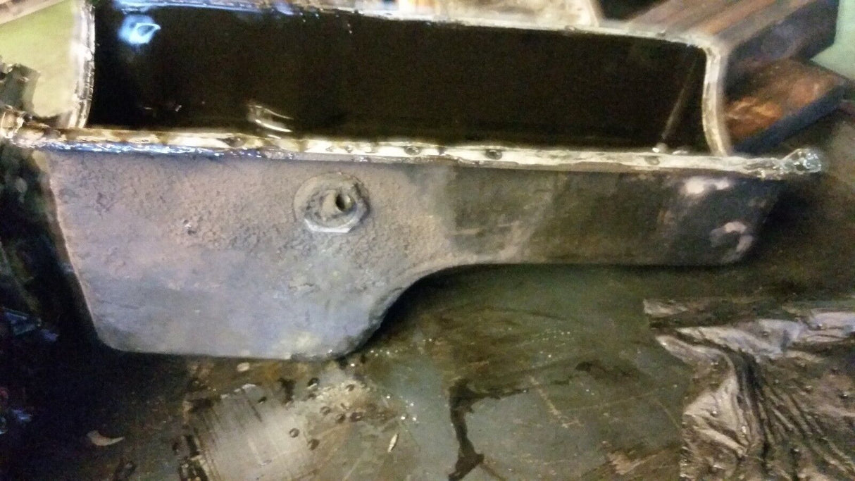 1999 99 7.3 7.3L POWERSTROKE ENGINE OIL PAN USED