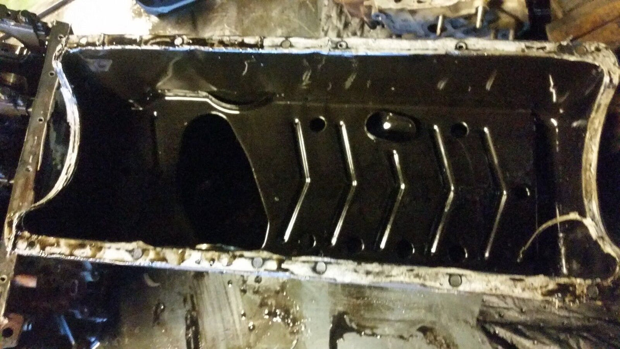 1999 99 7.3 7.3L POWERSTROKE ENGINE OIL PAN USED