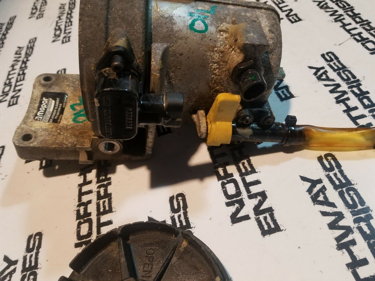 2005-2007 CUMMINS DODGE 5.9 5.9L FUEL FILTER HOUSING 05015581AA 3964851 re012