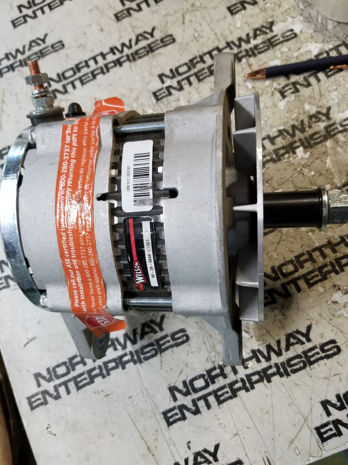 Wilson Hd Rotating Elect 90-29-5649 Alternator 24v, 95 Amp