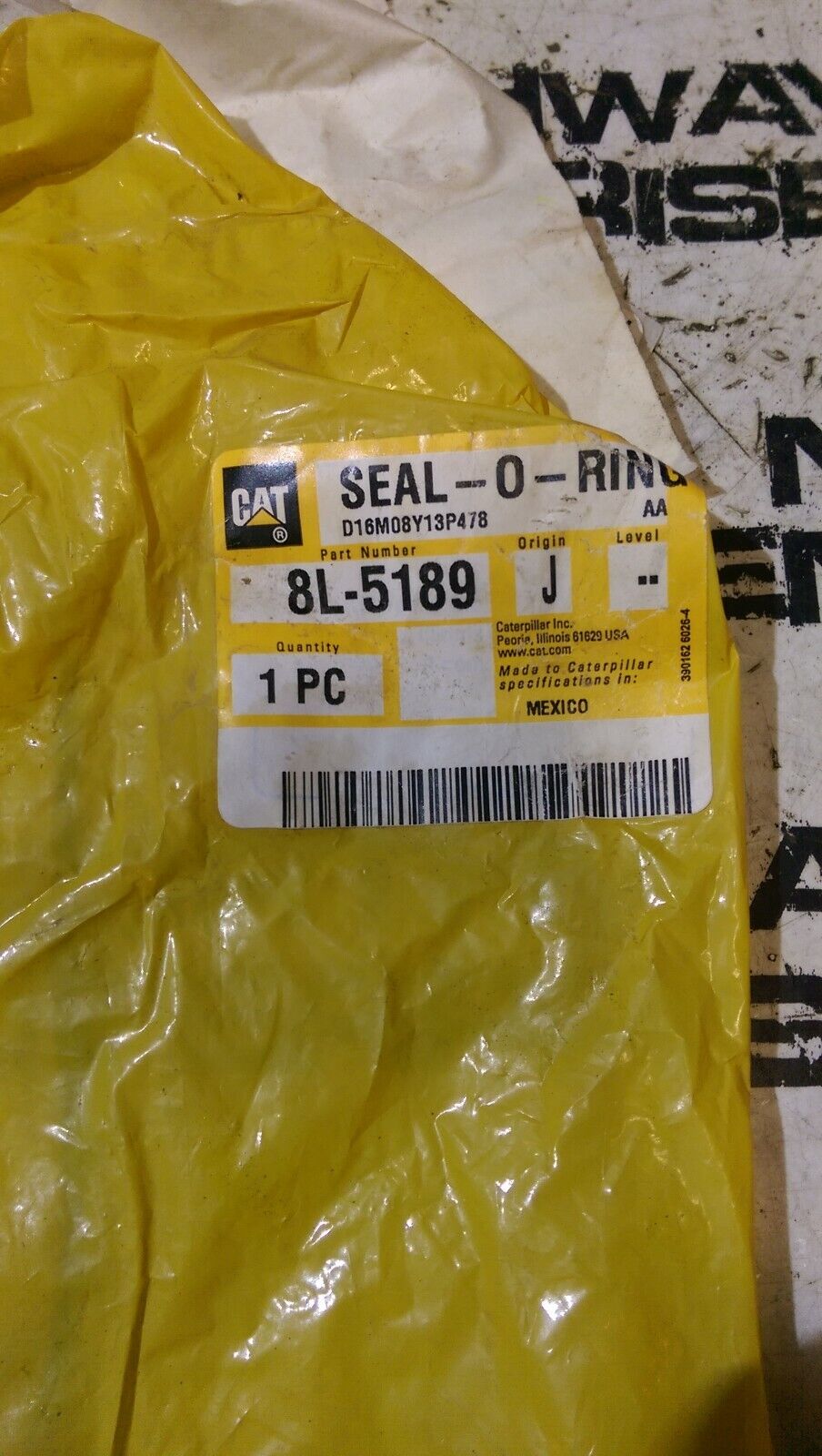 CATERPILLAR OEM 8L-5189 ORING SEAL