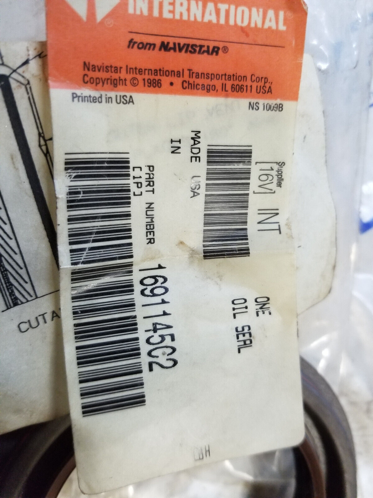 169114502 INT Spicer Front Pinion on Forward Tandem