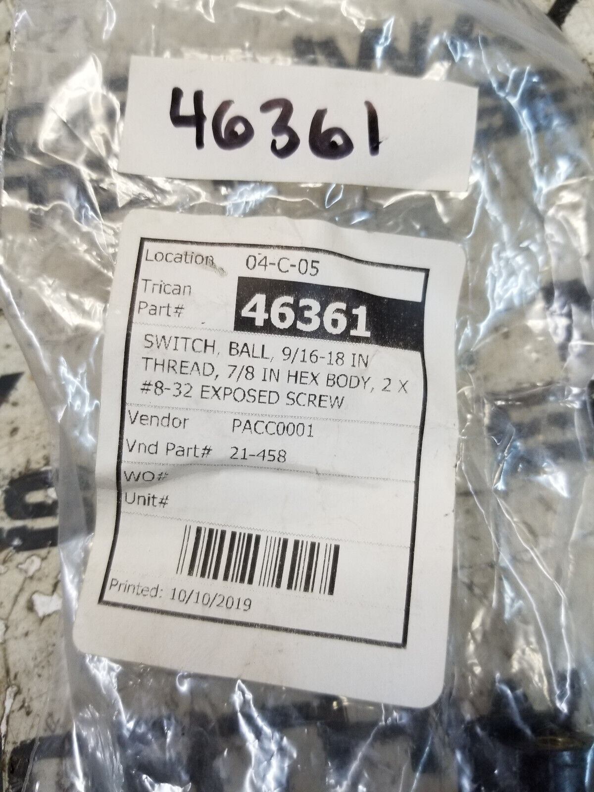 POLLAK PRECISION BALL SWITC POL-21-458P 21-458