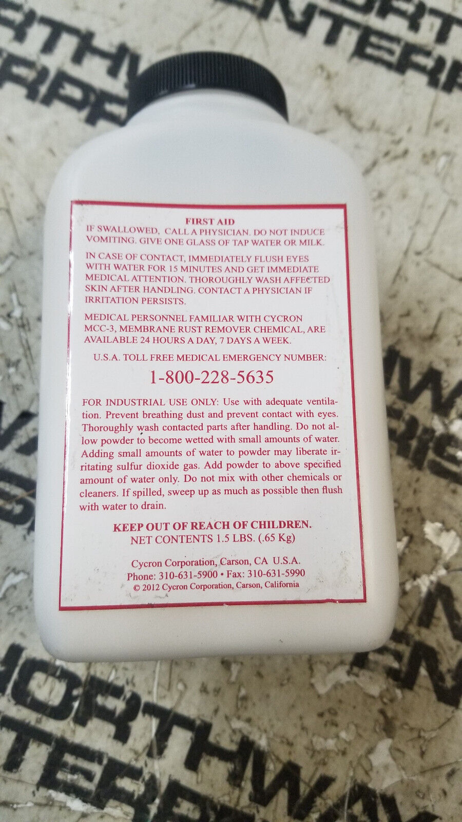 SEACYCRON MCC-2 B645800002 CRYCON ACID CLEANER