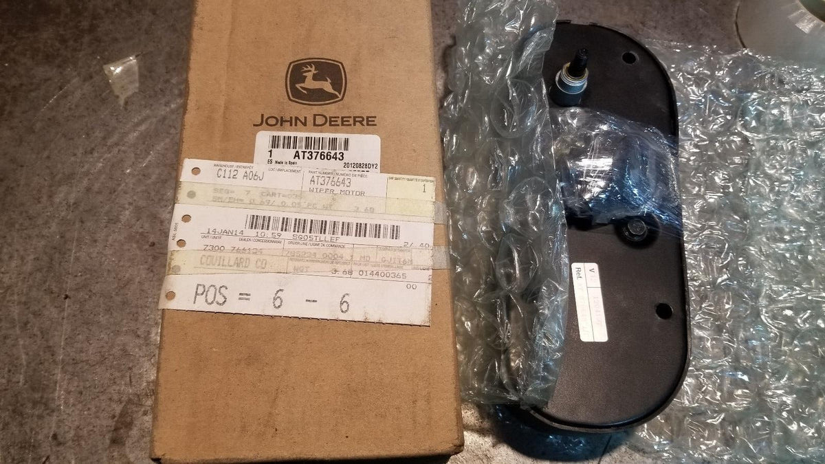 AT376643 JOHN DEERE WIPER MOTOR ASSEMBLY
