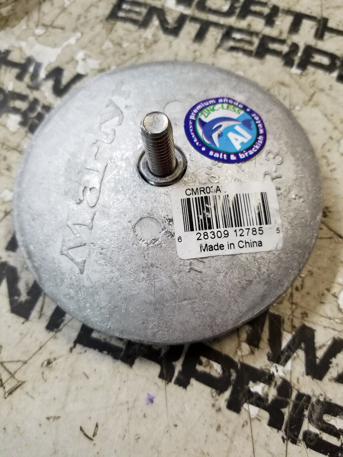 Martyr ANODES RUD Aluminum Anode CMR3 3-3/4" MTR CMR03AL