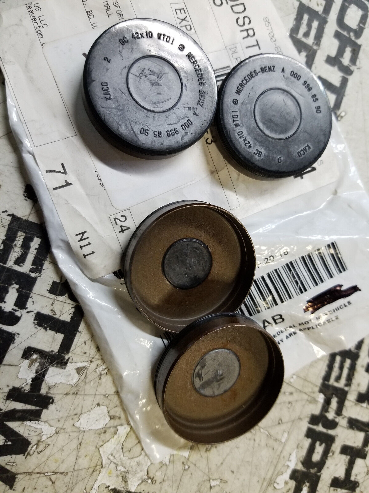 4PC Transmission Case Expansion Plugs 2017 Jeep Wrangler 05096861AB 2005 - 2016